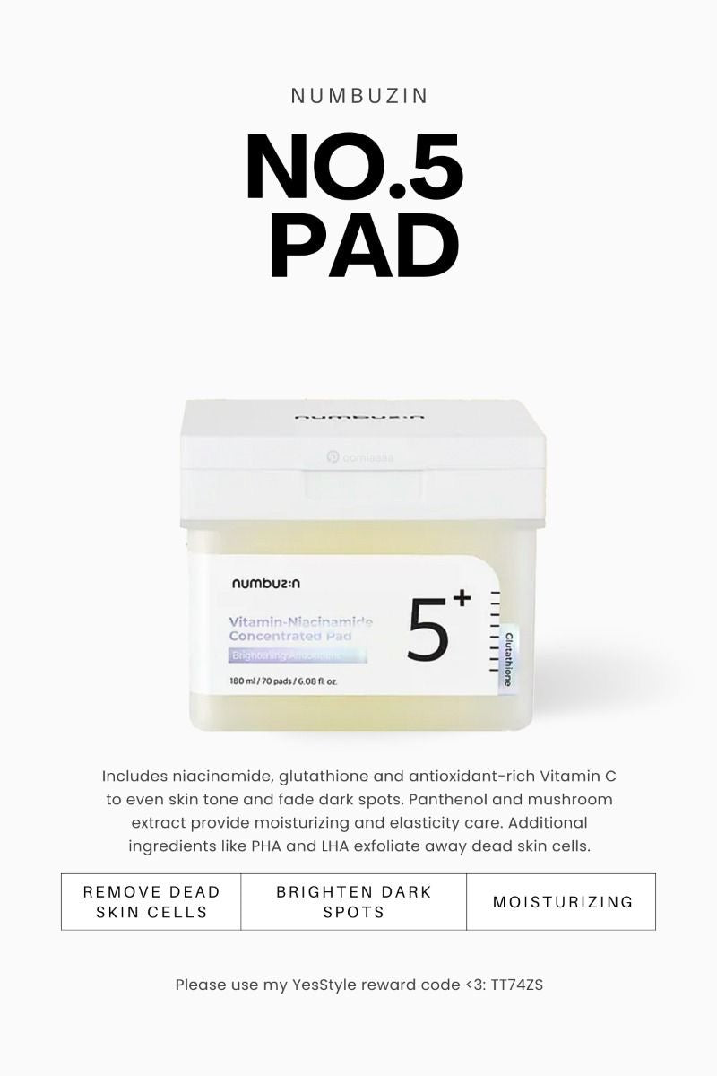 NUMBUZIN Vitamin Niacinamide Concentrated Pad