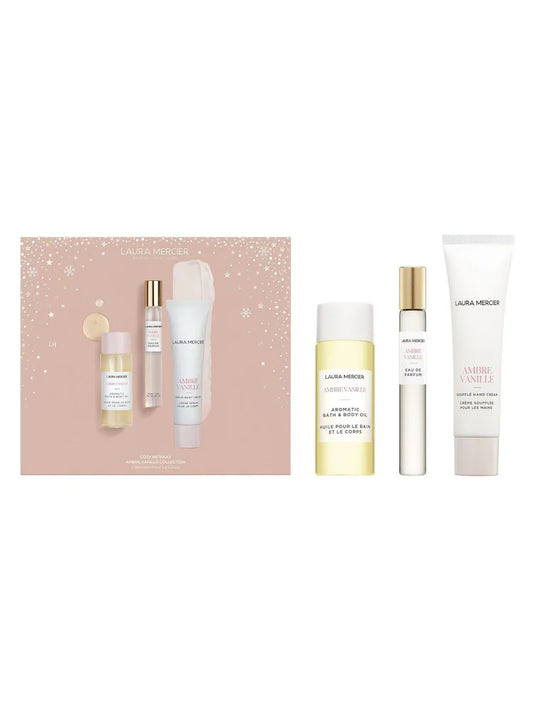 Laura Mercier Cosy Retreat Ambre Vanille Fragrance Collection Gift Set