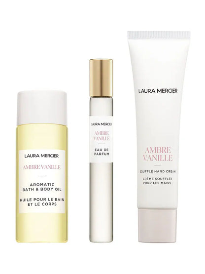 Laura Mercier Cosy Retreat Ambre Vanille Fragrance Collection Gift Set