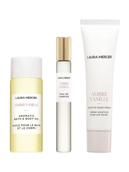 Laura Mercier Cosy Retreat Ambre Vanille Fragrance Collection Gift Set