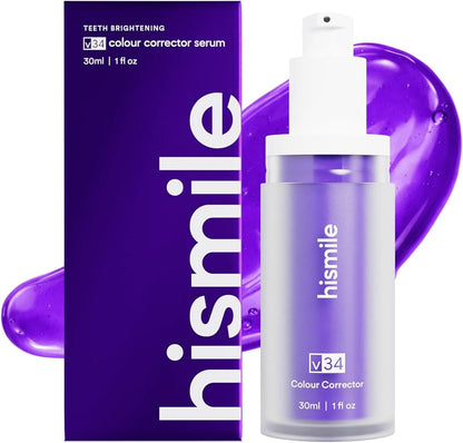 Hismile v34 Colour Corrector, Tooth Stain Removal, Teeth Whitening Booster