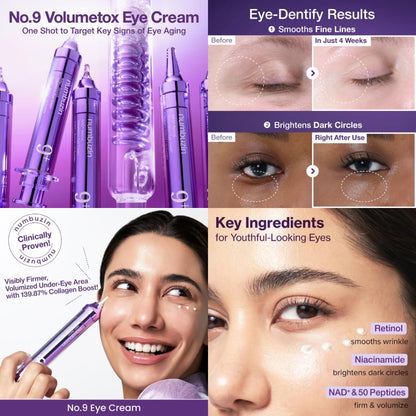 NUMBUZIN No.9 NAD+ Retinol Volumetox Eye Cream 10Ml