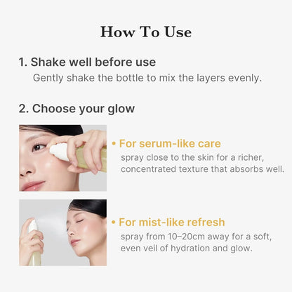 Medicube Kojic Acid Turmeric Vitamin Gold Jelly Mist Serum