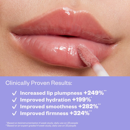 KOSAS Wet Lip Oil Gloss -Unbuttoned-
Plumping Peptide Lip Treatment Gloss