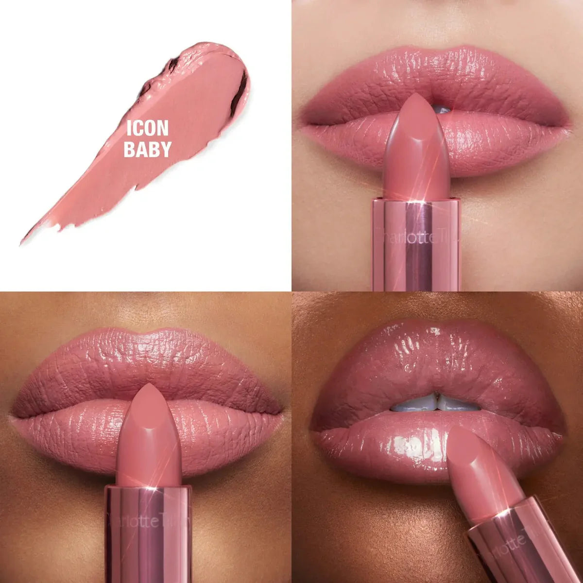 Charlotte Tilbury Mini Iconic Hollywood Lipstick Trio Gift Set