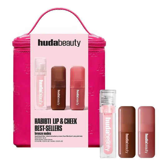 HUDA BEAUTY HABIBTI LIP AND CHEEK BEST SELLERS KIT
