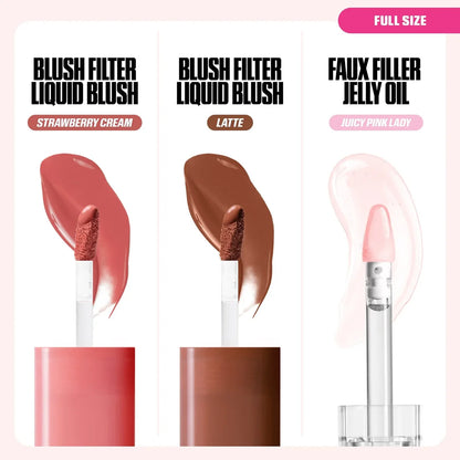 HUDA BEAUTY HABIBTI LIP AND CHEEK BEST SELLERS KIT