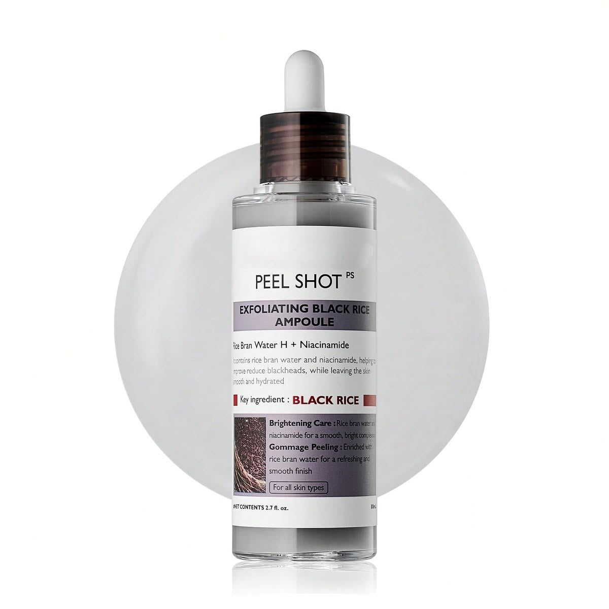 Dr.Melaxin Peel Shot Glow Black Rice Peeling Ampoule