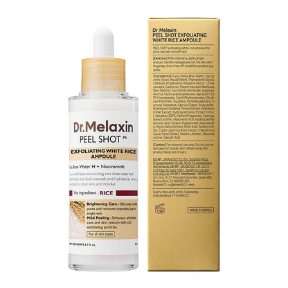 Dr. Melaxin Peel Shot Exfoliating White Rice Ampoule