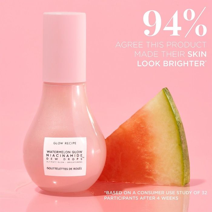 Glow Recipe Watermelon Glow Niacinamide Dew Drops Serum 1.35 oz/ 40 mL