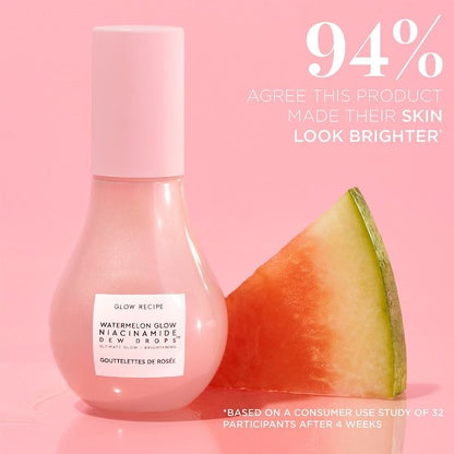 Glow Recipe Watermelon Glow Niacinamide Dew Drops Serum 1.35 oz/ 40 mL
