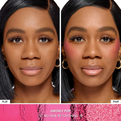 ONE/SIZE Cheek Clapper 3D Blush Trio Palette Shade- Gworly Pop