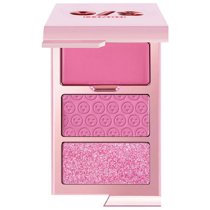 ONE/SIZE Cheek Clapper 3D Blush Trio Palette Shade- Attention Seeker