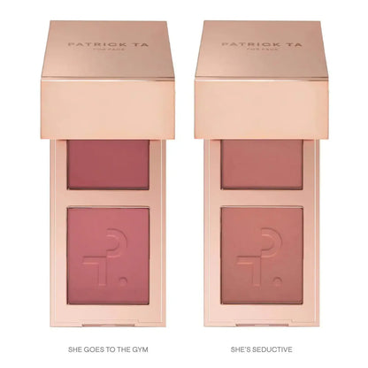 PATRICK TA Mini Must-Have Major Headlines Double-Take Crème & Powder Blush Duo Set