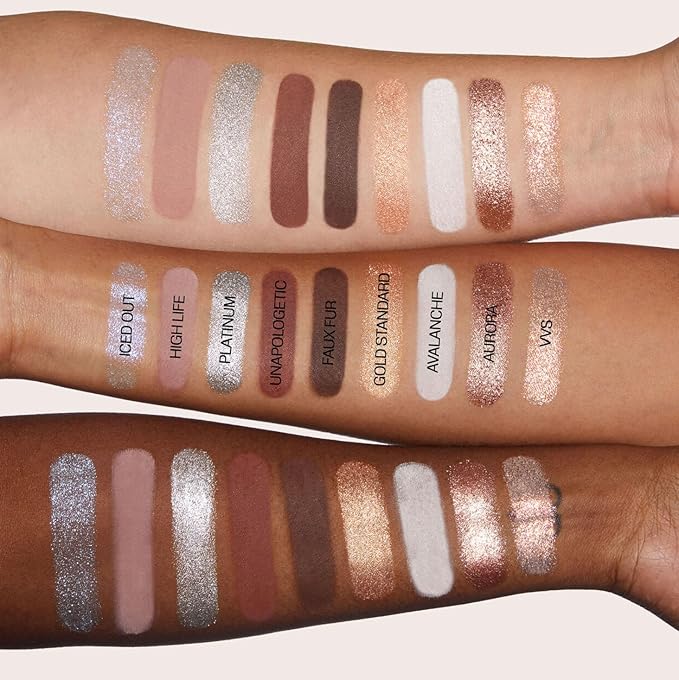HUDA BEAUTY Limited Edition Icy Nude Eyeshadow Palette - 0.56 Oz / 16.1 G - 18 SHADES