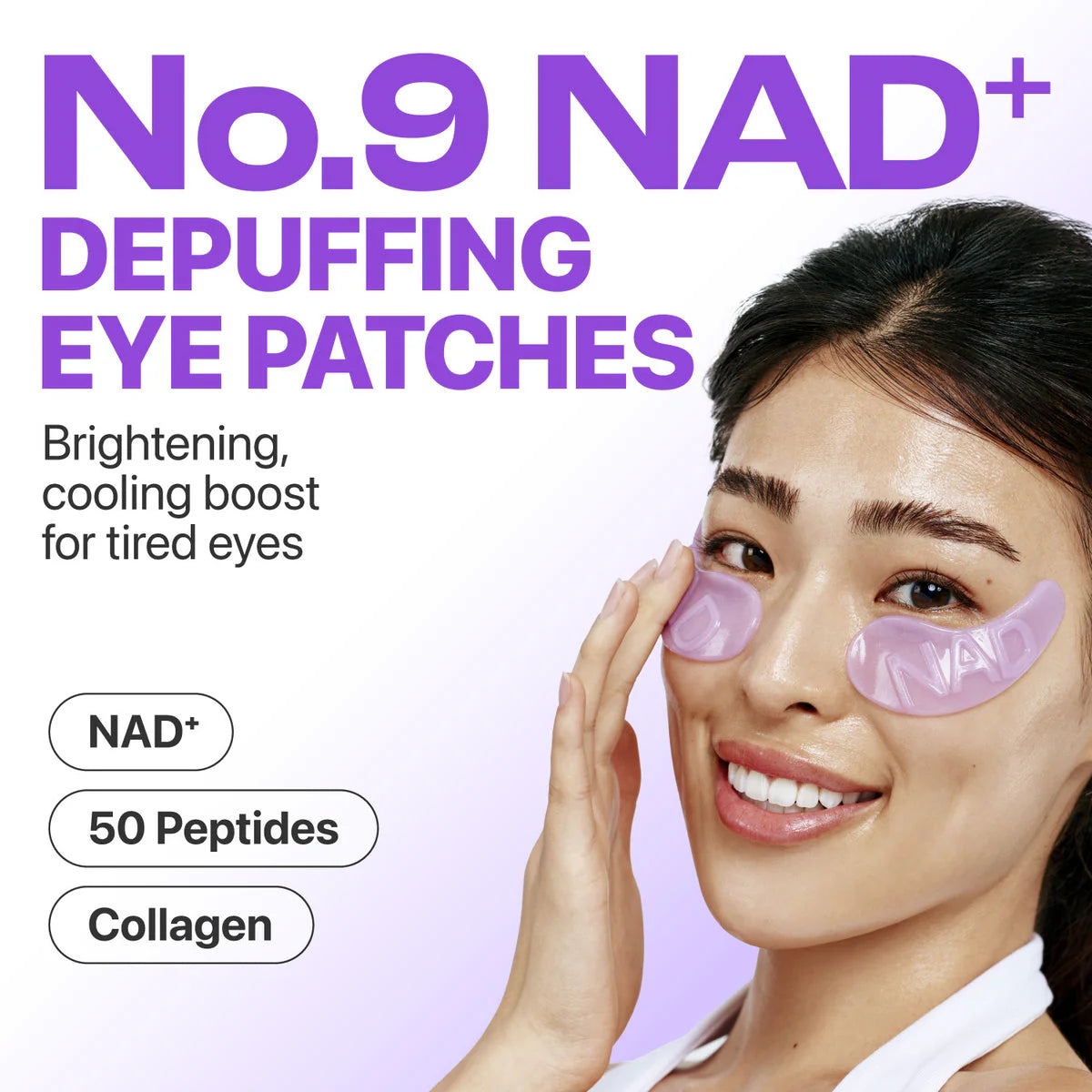 Numbuzin NAD+ collagen under eye patches