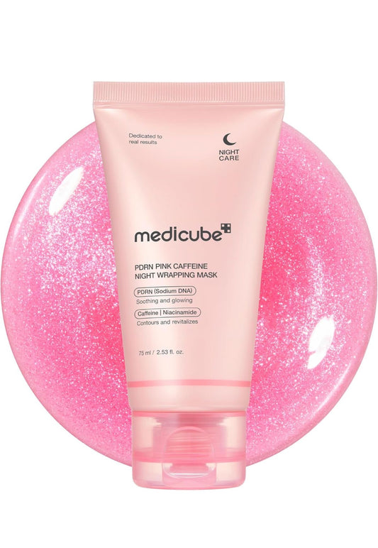 Medicube PDRN Pink Caffeine Night Wrapping Mask - 75ml