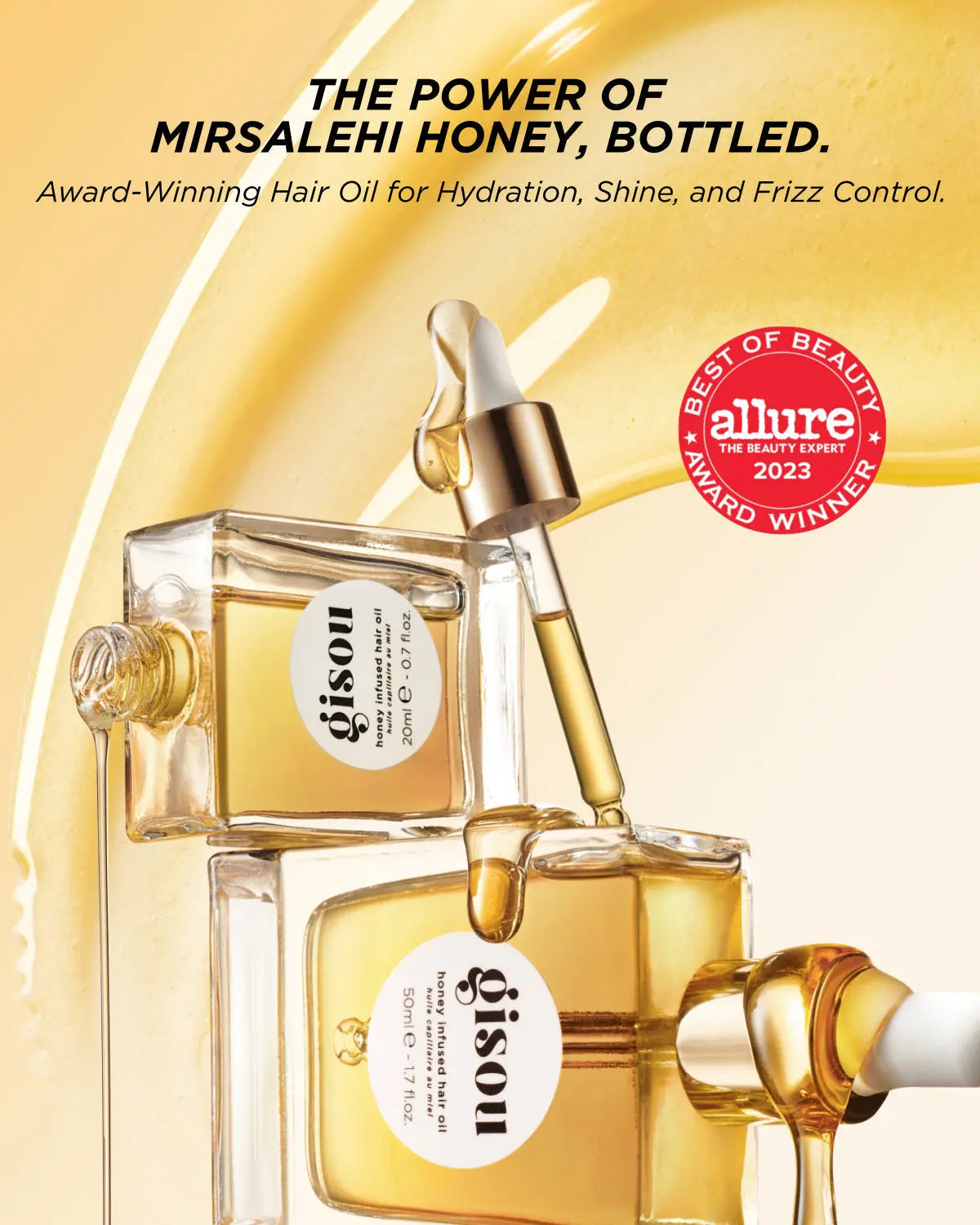 Gisou Honey Infused Hair Oil 20ml